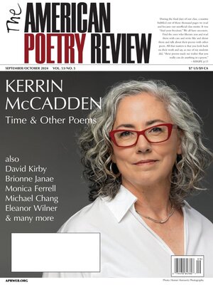 cover image of The American Poetry Review